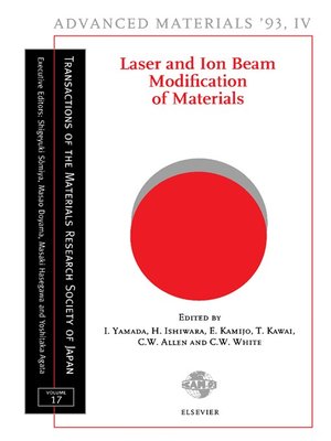 cover image of Laser and Ion Beam Modification of Materials